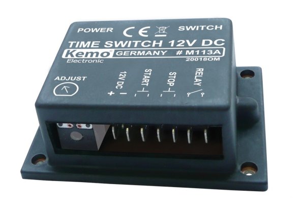 Kemo M113A Zeitschalter 12 - 15 V/DC