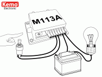 Kemo M113A Zeitschalter 12 - 15 V/DC