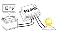 Kemo M148A Batteriewächter 12 V/DC