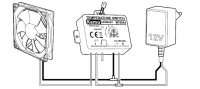 Kemo M169 Temperaturschalter Thermostat 12 V/DC