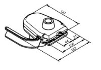 Ersatzschalter für Rasenmäher 230V Netzbetrieb (202p613)