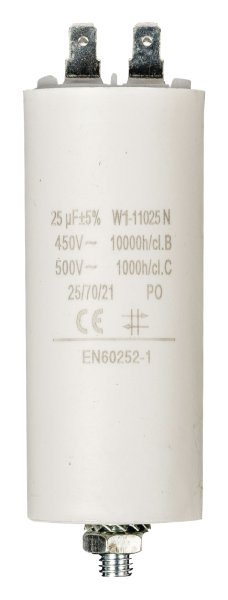 Motorkondensator 25µF / max. 500V AC