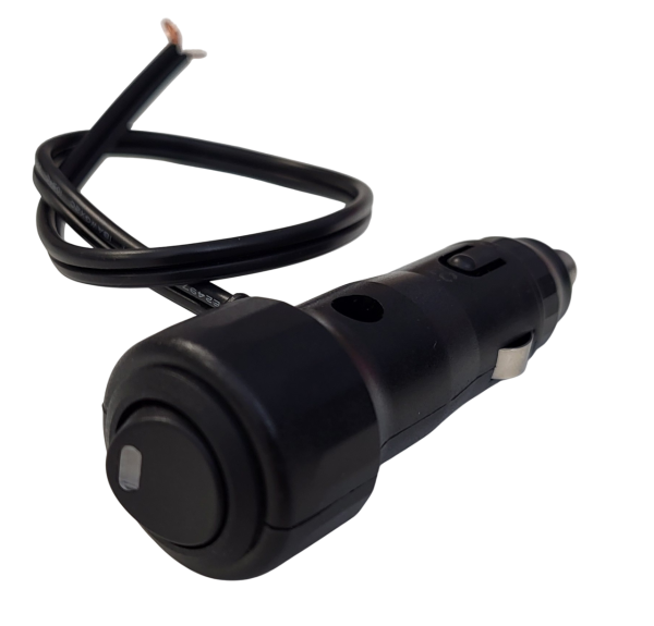 KFZ-Zigarettenanzünder Stecker mit Schalter 8A (E3)