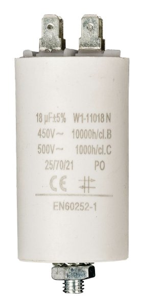 Motorkondensator 18µF / max. 500V AC