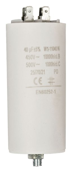 Motorkondensator 40µF / max. 500V AC