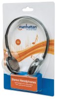 Manhattan 177481 Stereo Kopfhörer Ultraleicht 3,5mm...