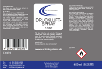 Druckluftspray 400ml mit Sprührohr