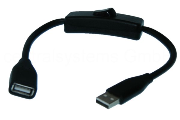 USB Kabel Stecker/Buchse mit Schalter