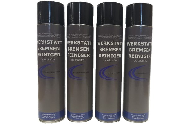 4x Werkstatt Bremsenreiniger 660ml