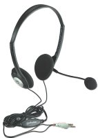 Manhattan 164429 Headset Stereo mit Klinke