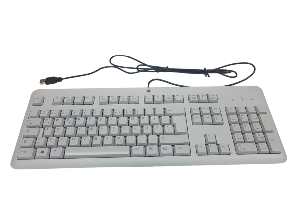 HP Tastatur KU-1156 Grau/Weiß 690499-042 B6B64AA
