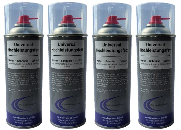 4x CS Universal Hochleistungsfett 400ml