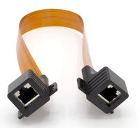 RJ45 (Gigabitfähig) Fensterdurchführung, extrem flach, 300mm