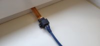 RJ45 (Gigabitfähig) Fensterdurchführung, extrem flach, 300mm
