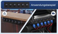 Schalterleiste mit 6 Schaltern, 12V vorverkabelt (H6)