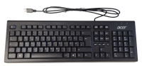 ACER Tastatur DKUSB1P0MR PR1101V (Schwarz) USB QWERTZ Deutsch