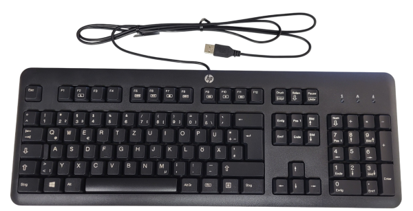 HP Tastatur schwarz 672647-043 724720-041 KU-1156 USB QWERTZ deutsch