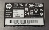 HP Tastatur schwarz 672647-043 724720-041 KU-1156 USB QWERTZ deutsch