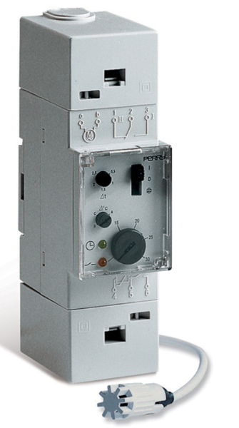 Thermostat für Hutschiene 1TMTE083 mit Fernfühler