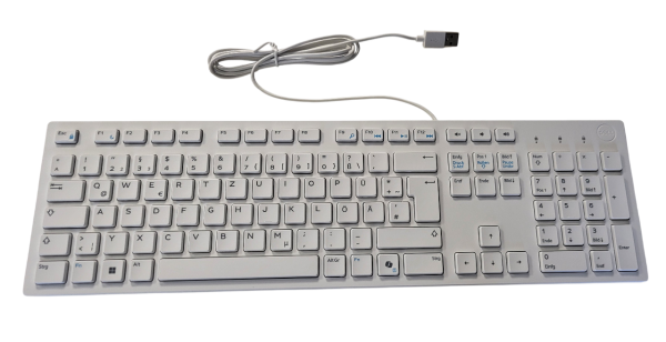 DELL Tastatur KB216 USB weiß