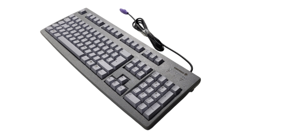 Cherry Tastatur G83-6000 Classic Grau Deutsch PS/2 G83-6105LRNDE-5