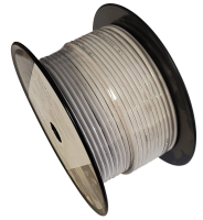 100m Sat Antennenkabel Koax auf Rolle weiß