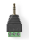 3.5mm Stereo Klinken Stecker auf Schraubklemme