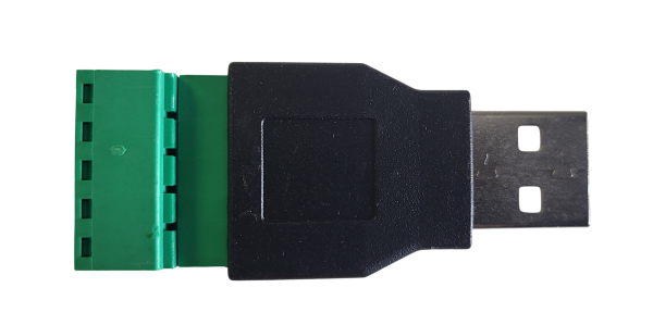 USB A Stecker (männlich) auf Schraubklemme (H4)