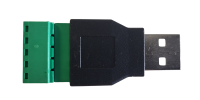 USB A Stecker (männlich) auf Schraubklemme (H4)