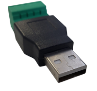 USB A Stecker (männlich) auf Schraubklemme (H4)