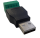 USB A Stecker (männlich) auf Schraubklemme (H4)
