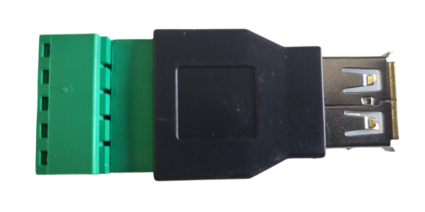 USB A Buchse (weiblich) auf Schraubklemme (H4)