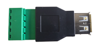 USB A Buchse (weiblich) auf Schraubklemme (H4)